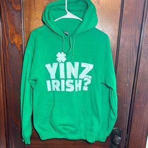 Green Yinz Irish Hoodie